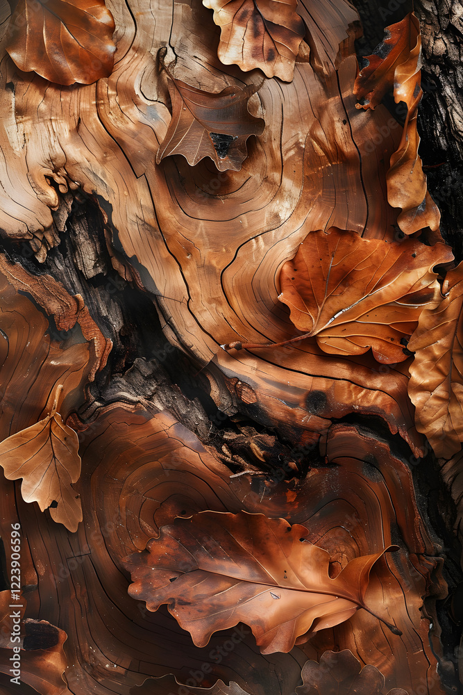 custom made wallpaper toronto digitalAn Unending Harmony: A Voyage to The Aesthetic Beauty in Raw Oak Wood and Its Natural Environment