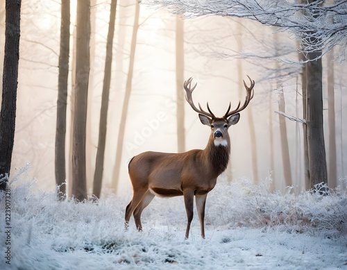 Deer In Winter