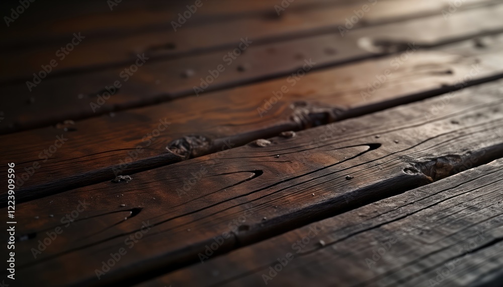 Dark brown wood texture ideal for website banners. Natural wood grain pattern. Detailed surface with wood planks. Perfect background for design projects. Close-up view highlights rich tones, Dark brown wood texture ideal for website banners. Natural wood grain pattern. Detailed surface with wood planks. Perfect background for design projects. Close-up view highlights rich tones,