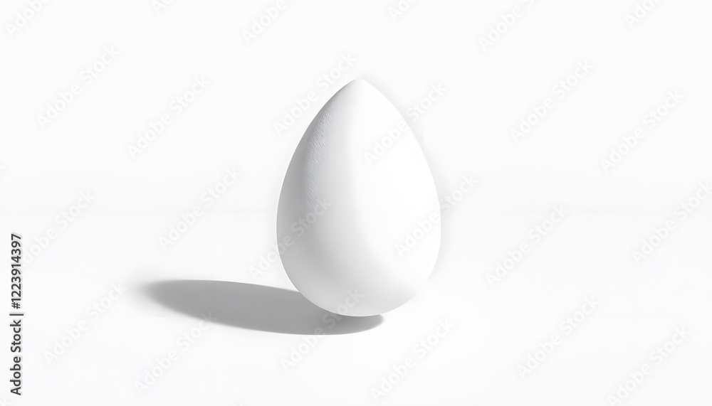 A Single White Egg: Minimalist Still Life Photography A Single White Egg: Minimalist Still Life Photography
