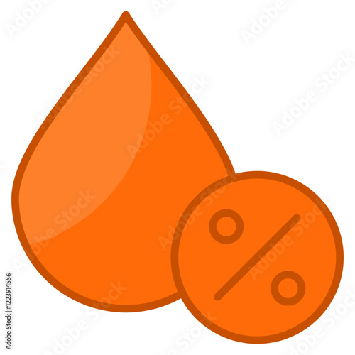 Air Humidity  Icon Element For Design