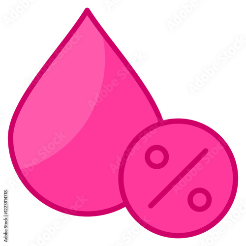 Air Humidity  Icon Element For Design