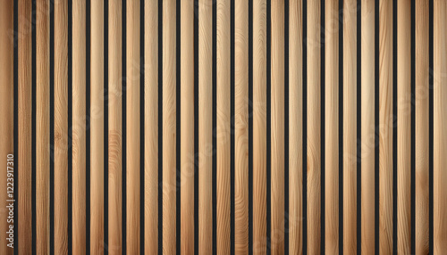 mur en baguettes de parement en bois clair moderne, texture de surface décor design