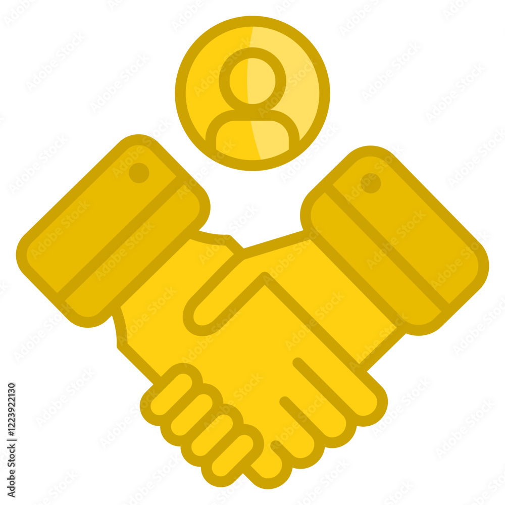 Handshake Icon Element For Design Handshake Icon Element For Design