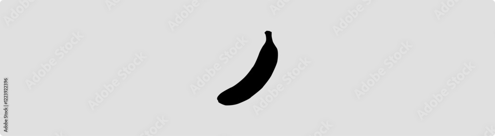 Banana vector, Silhouette Banana Vector Art Banana vector, Silhouette Banana Vector Art