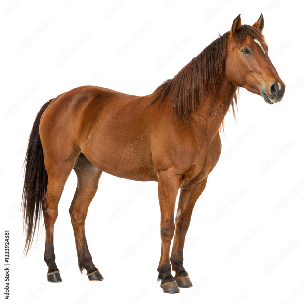 Fototapeta premium Canadian Horse AI Generated Image