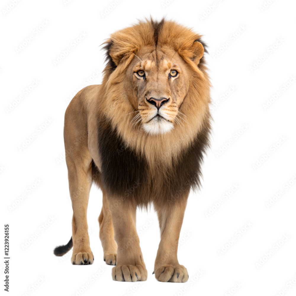 Obraz premium Lion AI Generated Image