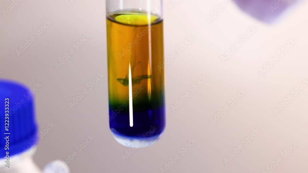 Colorful Chemistry Experiment with Bromothymol Blue Colorful Chemistry Experiment with Bromothymol Blue