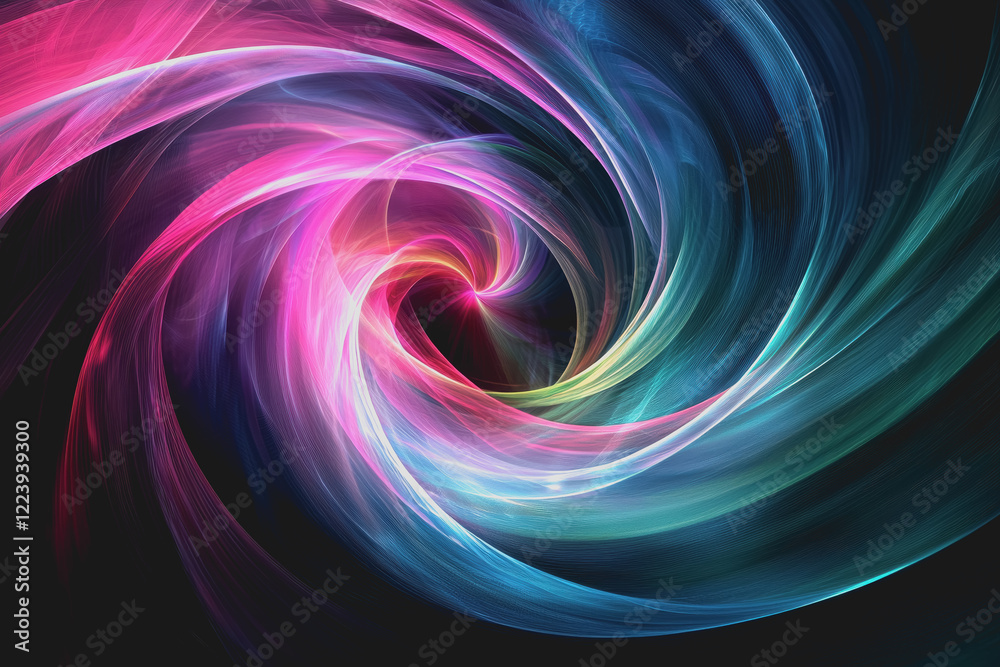Fototapeta premium Abstract colorful swirl background with vibrant hues and dynamic lines creating a sense of movement and energy in a visually striking design
