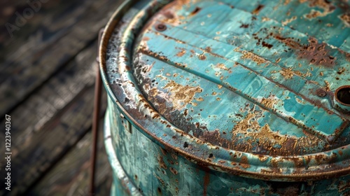 Wallpaper Mural Oil Drum: A solid, cylindrical container used for storing and moving crude oil or liquids, providing strength and stability for transportation in various industries.
 Torontodigital.ca