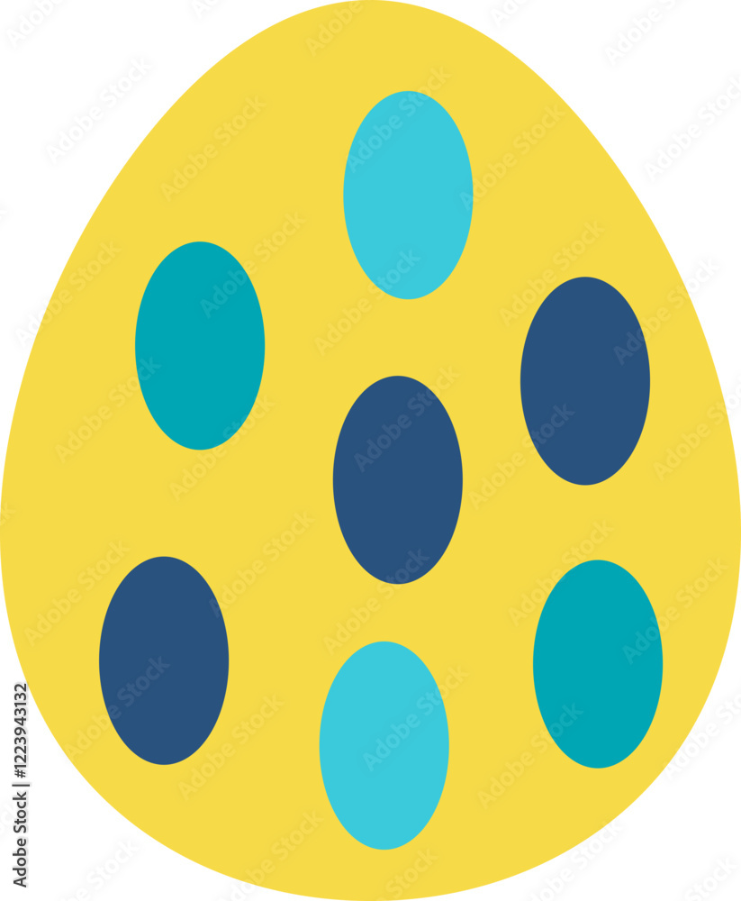 Fototapeta premium Easter Egg Icon Illustration