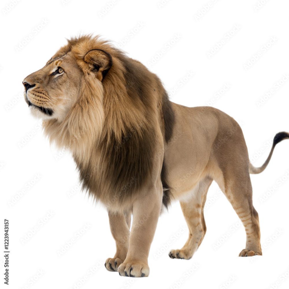 Obraz premium Cave Lion AI Generated Image