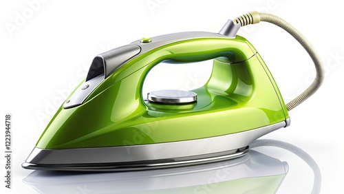 Electric Iron, Isolated White Background, Appliance, Home, Household, Ironing, Clothing, Steam Iron, Cordless Iron,  Ironing Board, Laundry, Cleaning