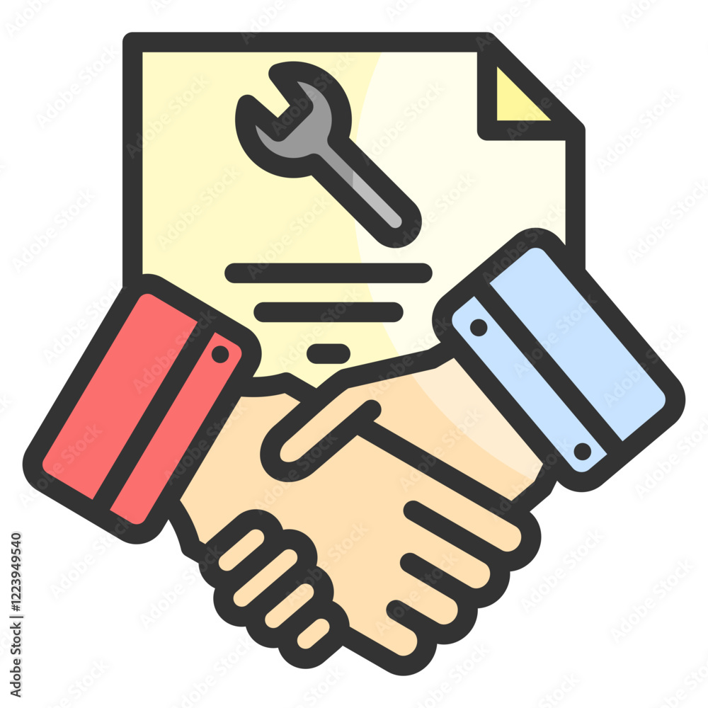 Service Agreement Icon Element For Design Service Agreement Icon Element For Design