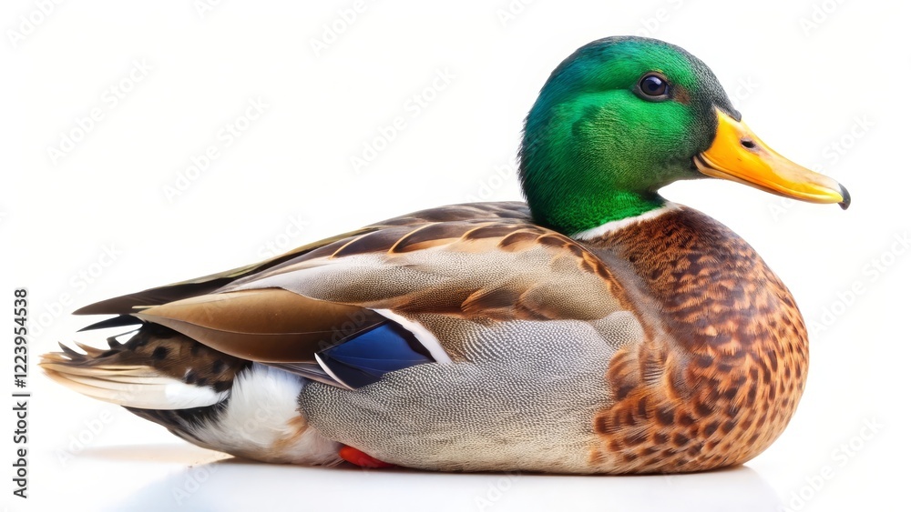 Male Mallard Duck Profile Male Mallard Duck Profile