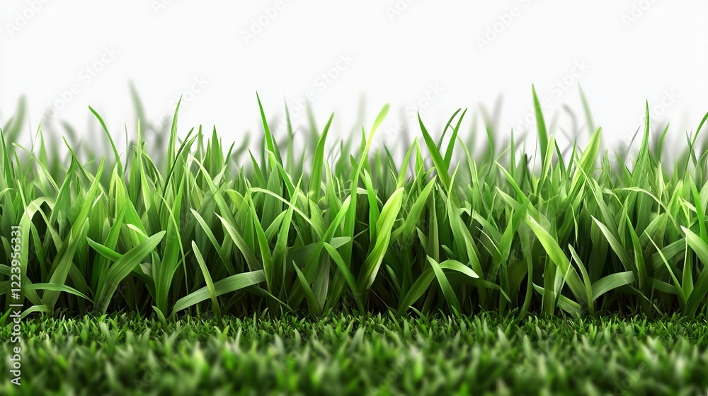 Fototapeta premium Bright Green Grass Background Wallpaper Lush Nature Landscape Vibrant Fresh Eco-Friendly Outdoor Scenery Natural Environment Serenity Calm Peaceful Refreshing Vibrant Greenery