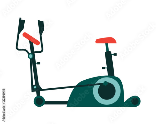 Stationary cycling machine for cardio workout