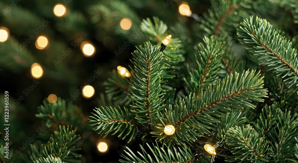 Luminous Tree Branches with Warm Golden Lights Luminous Tree Branches with Warm Golden Lights