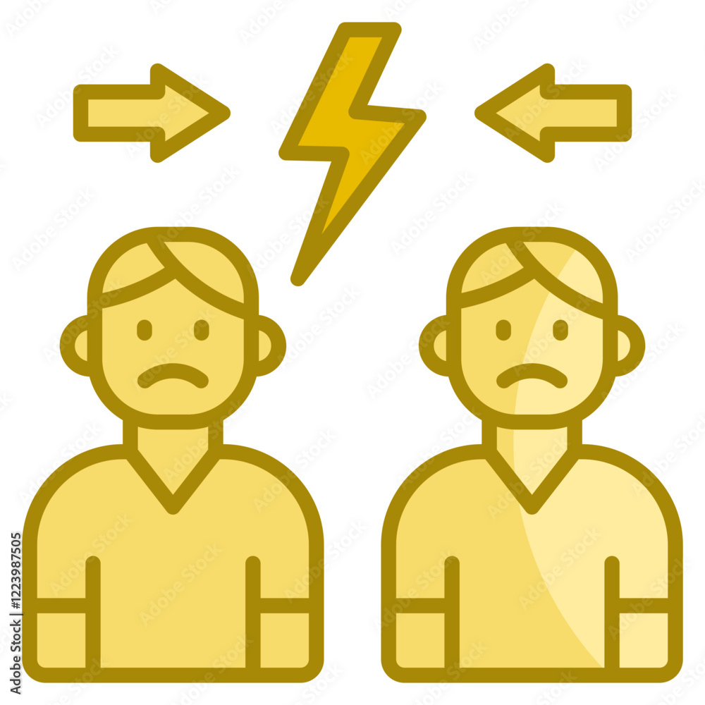 Conflict Icon Element For Design Conflict Icon Element For Design