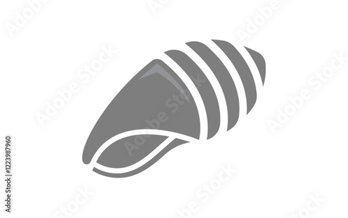 Shell strong concept logo illustration design template