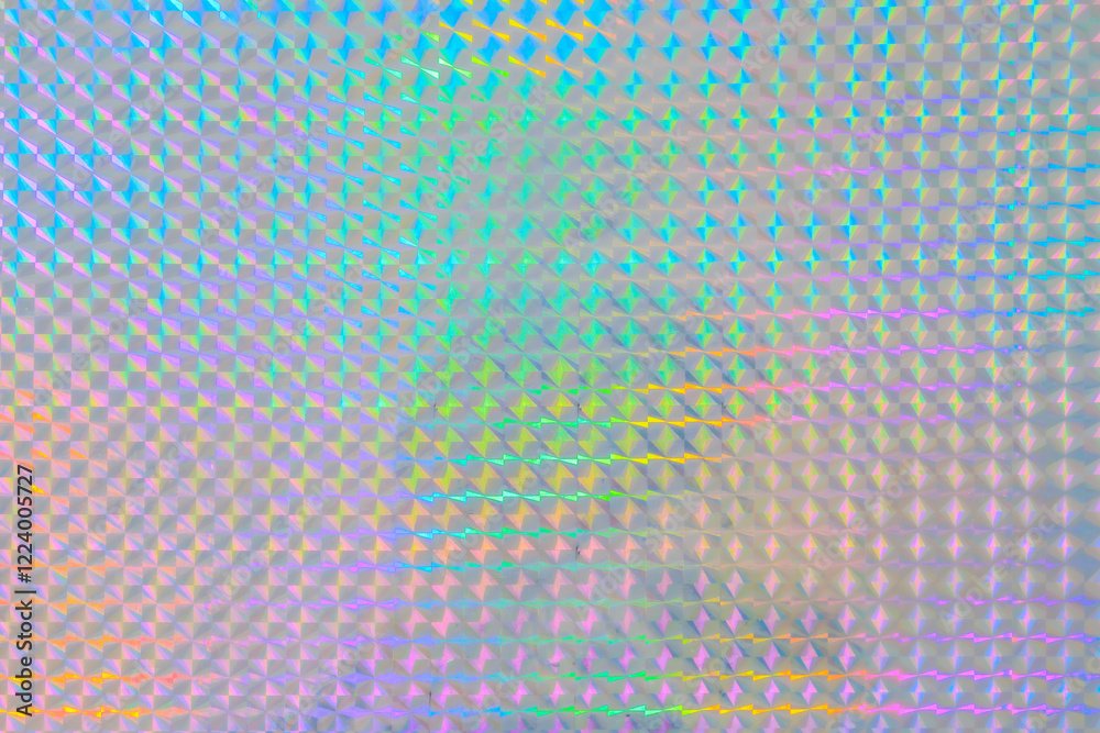 Holographic rainbow foil iridescent texture abstract hologram background Holographic rainbow foil iridescent texture abstract hologram background
