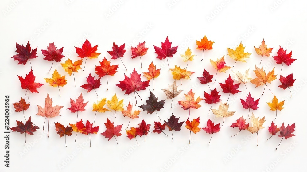 variety of falling autumn maple leaves, capturing the essence of the season and the natural beauty of the plant life variety of falling autumn maple leaves, capturing the essence of the season and the natural beauty of the plant life