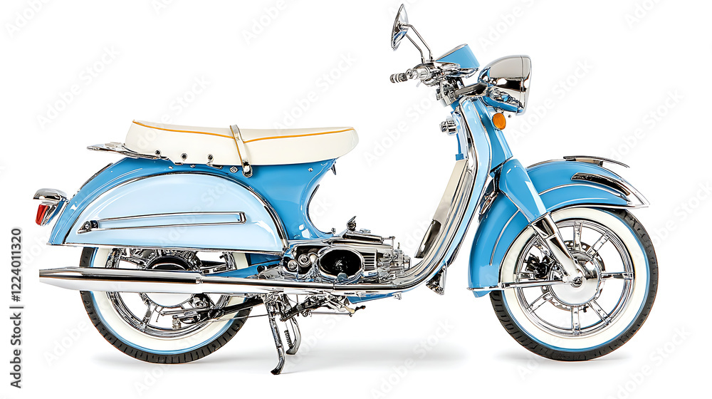 Obraz premium Vintage scooter showroom