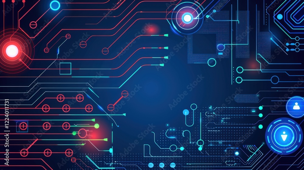 Abstract Futuristic Technology Background Abstract Futuristic Technology Background