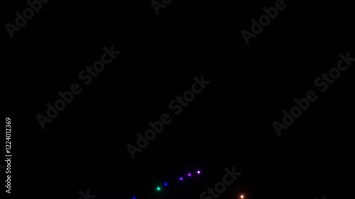 3D Animation of Colorful Firecrackers Set | Alpha Channel