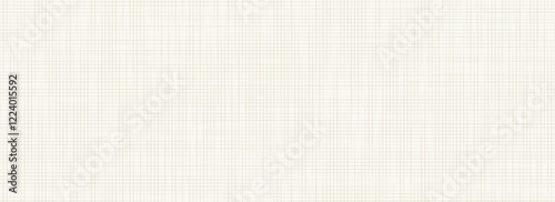 Beige linen seamless texture. Light neutral canvas repeating background. Ecru sackcloth fabric material wallpaper. Rough hessian textile. Rustic woven burlap surface. Vector organic cotton backdrop