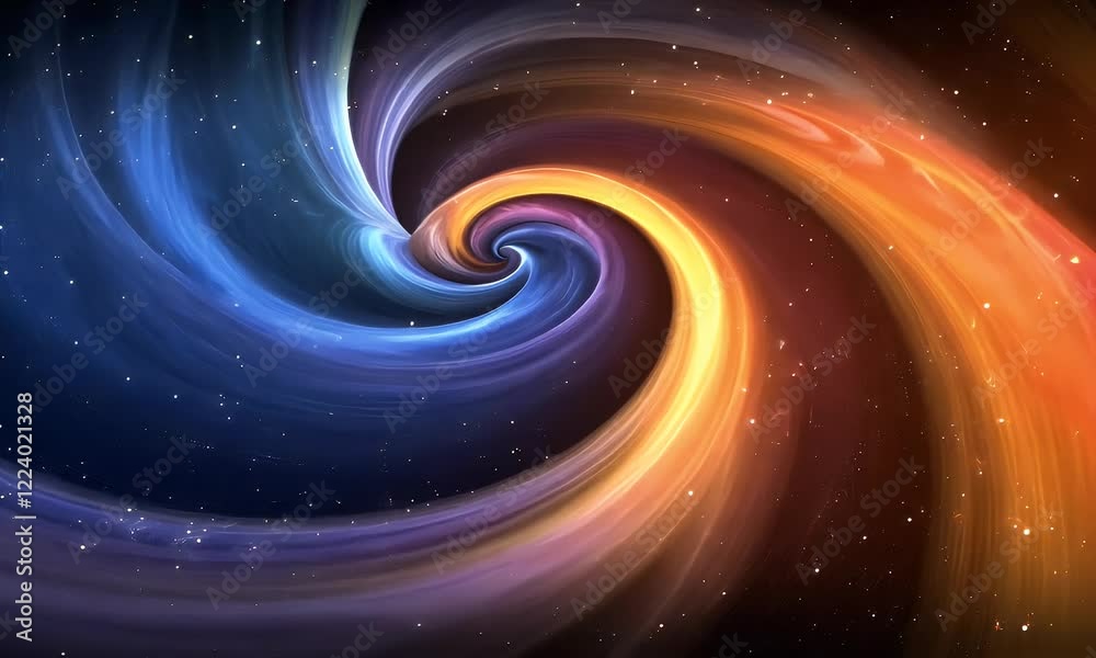 Cosmic swirl galaxy nebula, space background, abstract art