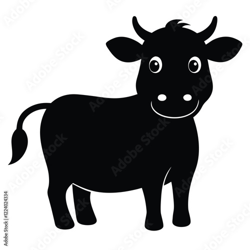 This cute black cow really humorous along with charming.