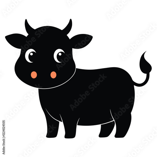 This little black cow is hilarious and lovely.