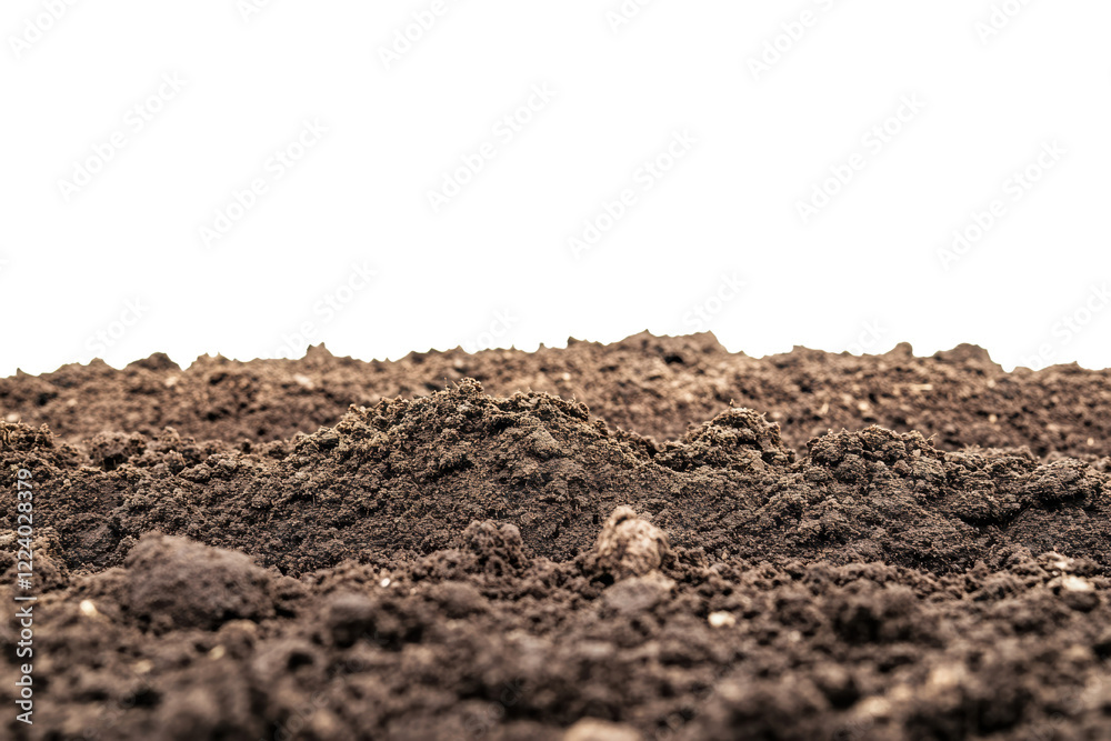 Close-up of rich soil texture, showcasing earthy tones and fine details, perfect for nature-themed projects and sustainable agriculture. Close-up of rich soil texture, showcasing earthy tones and fine details, perfect for nature-themed projects and sustainable agriculture.