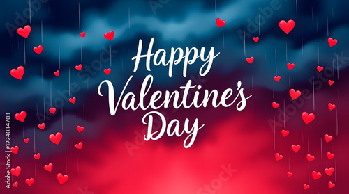 HAPPY VALENTINES DAY written in a fancy font with hearts all arounf the text , for gift cards , for backgrounds, for couples , 14 feb gift cards photo