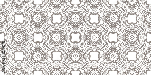 geometric SEAMLESS vector pattern. Vector illustration. for decorative projects photo