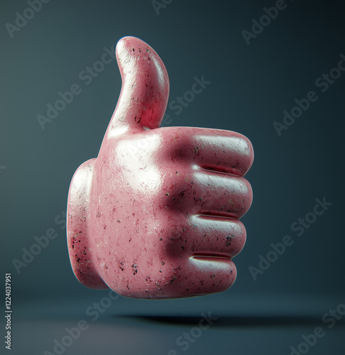 A diverse collection of thumbs-up icons in various artistic styles, including neon, wood, metallic, and glowing effects, representing digital approval and online engagement.