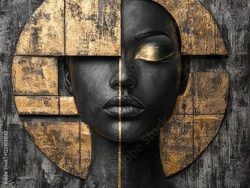 Abstract Art Dream Metal Female Art Design