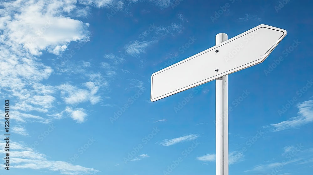A clean, blank road sign symbolizing the journey toward long-term goals. A clean, blank road sign symbolizing the journey toward long-term goals.