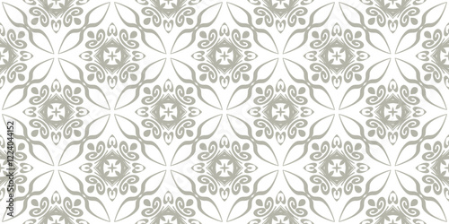 original pattern with lace decorative ornament. vector illustration. seamless