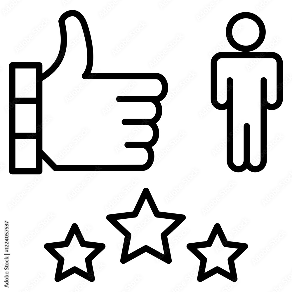 Thumbs Up Icon Element For Design Thumbs Up Icon Element For Design