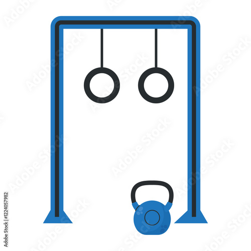 Gymnastic Rings Illustration