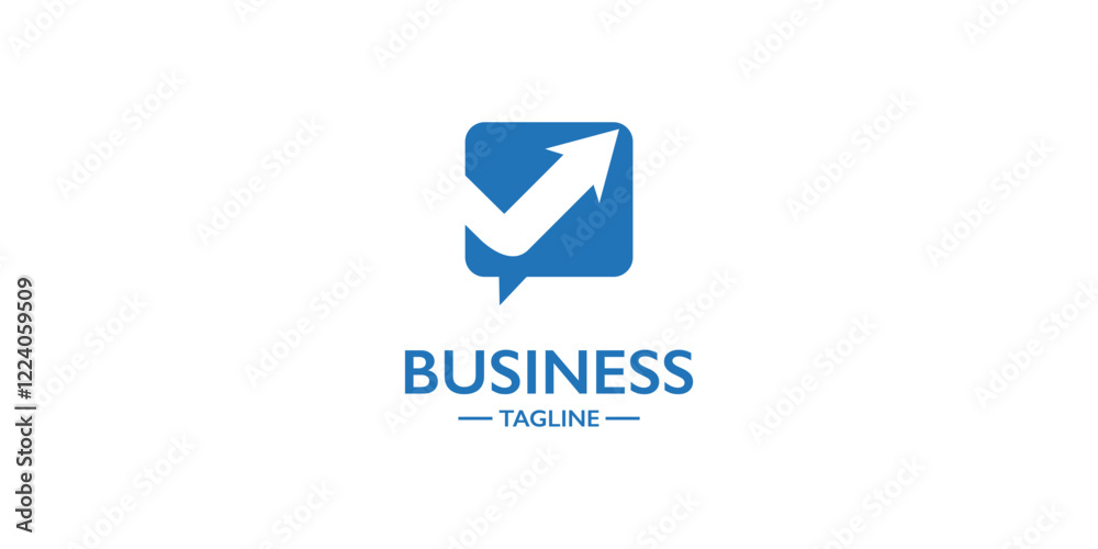 Simple innovative business logo design for company
