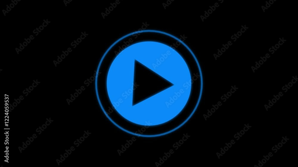 Music Play button icon animation . video player icon triangle shape button icon animation . Music Play button icon animation . video player icon triangle shape button icon animation .