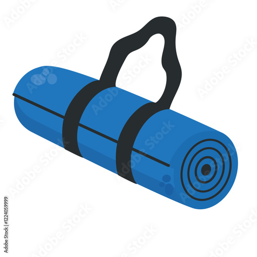 Yoga Mat Illustration