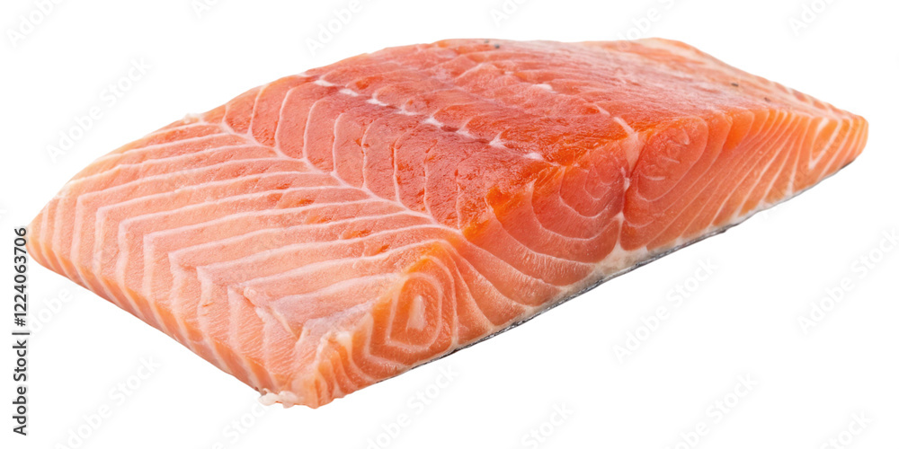 Salmon Fillet: A pristine salmon fillet, showcasing its rich, vibrant color and delicate texture, ready for culinary creation. Salmon Fillet: A pristine salmon fillet, showcasing its rich, vibrant color and delicate texture, ready for culinary creation.