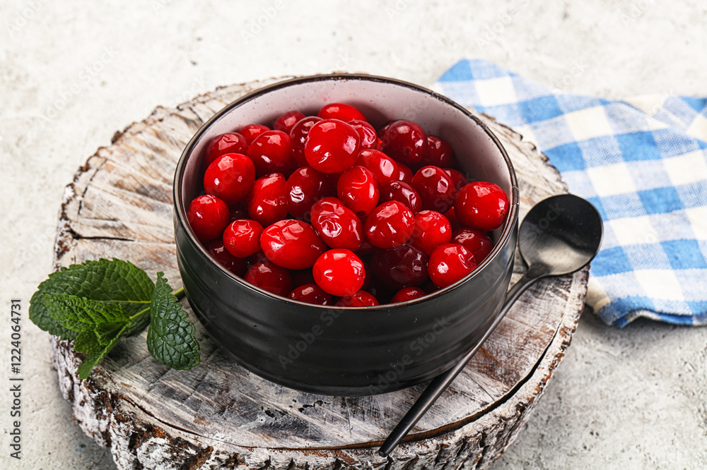 Red sweet ripe juicy cranberry Red sweet ripe juicy cranberry