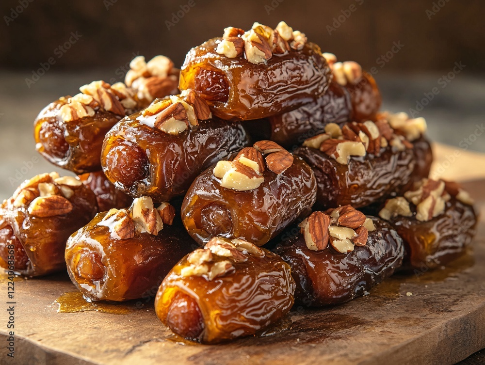 Sweet Dates Stuffed with Almonds and Pecans Sweet Dates Stuffed with Almonds and Pecans