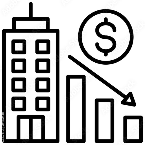 Bankruptcy Outline Icon