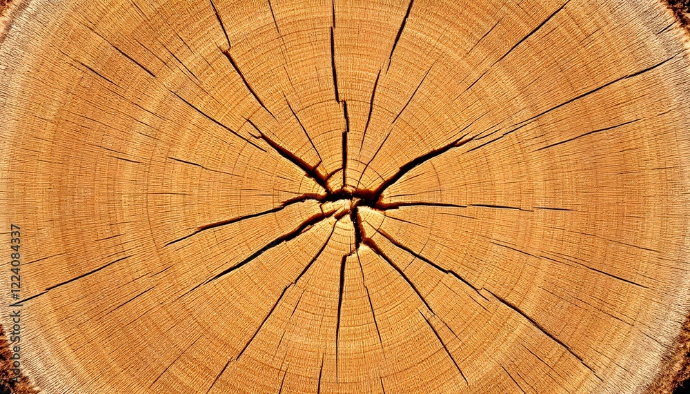 Fototapeta premium Stunning Cross Section Tree Trunk Texture Image